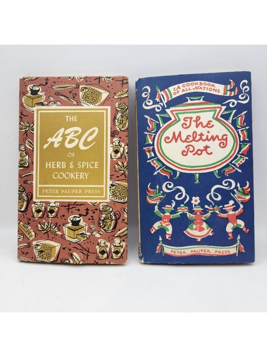 Peter Pauper Press Other - ABC Of Herb & Spice Cookery & Melting Pot Vintage Cookbooks Peter Pauper Press 1